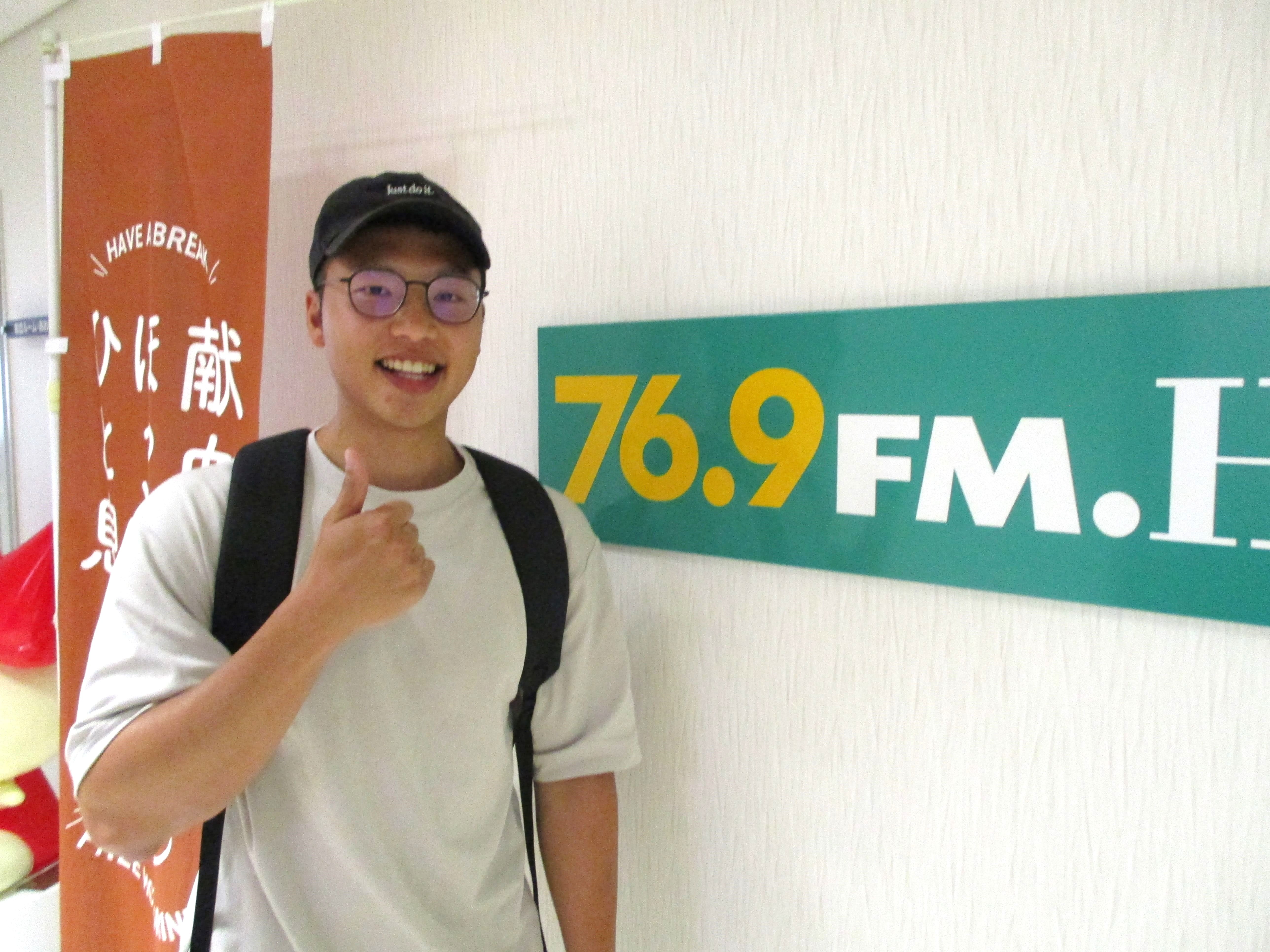 6月22日(木)学生がラジオ出演しました。